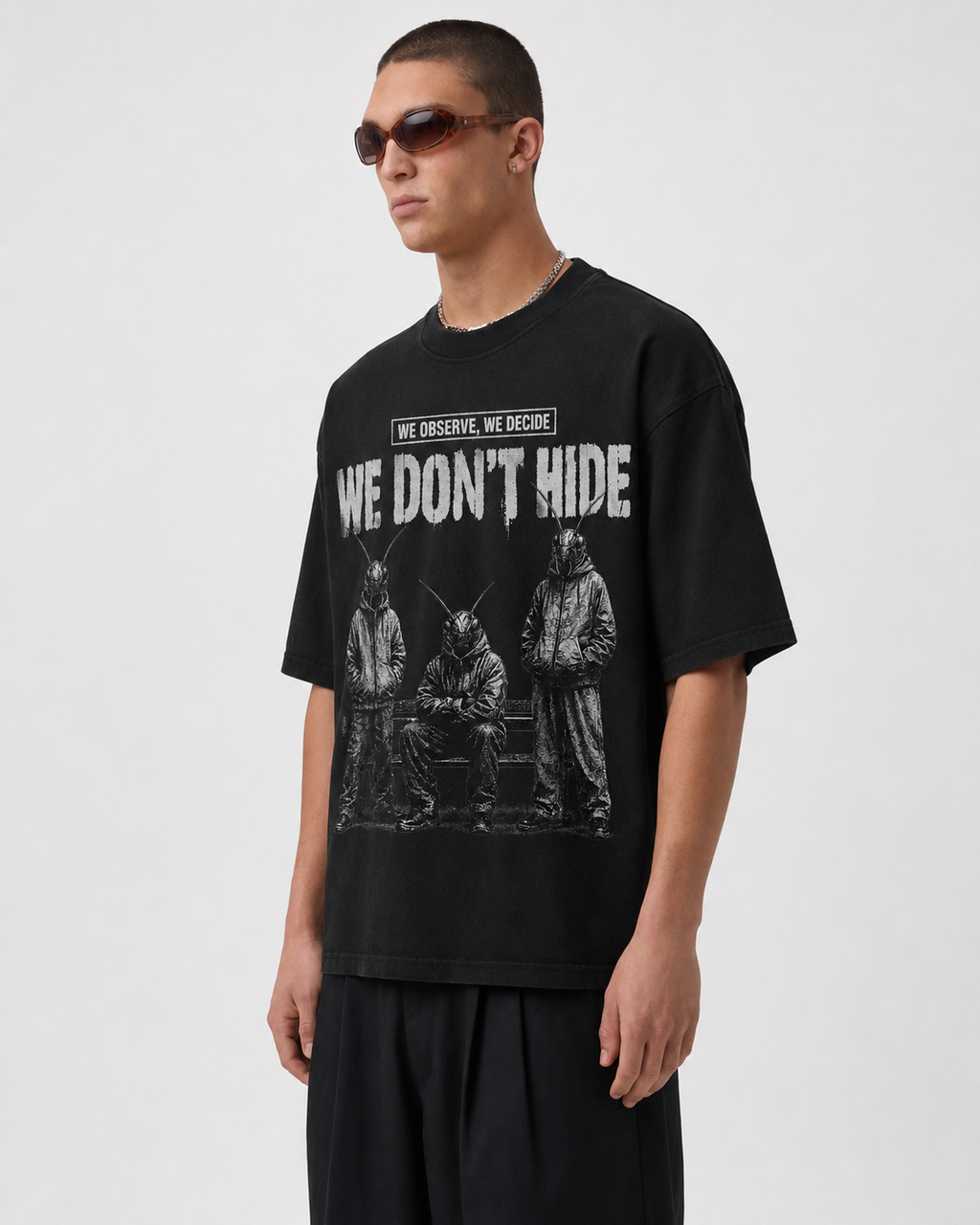 We Don’t Hide CJP Oversized T Shirt