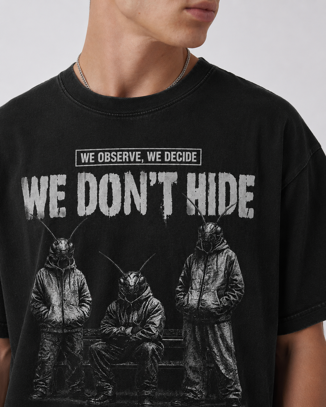 We Don’t Hide CJP Oversized T Shirt