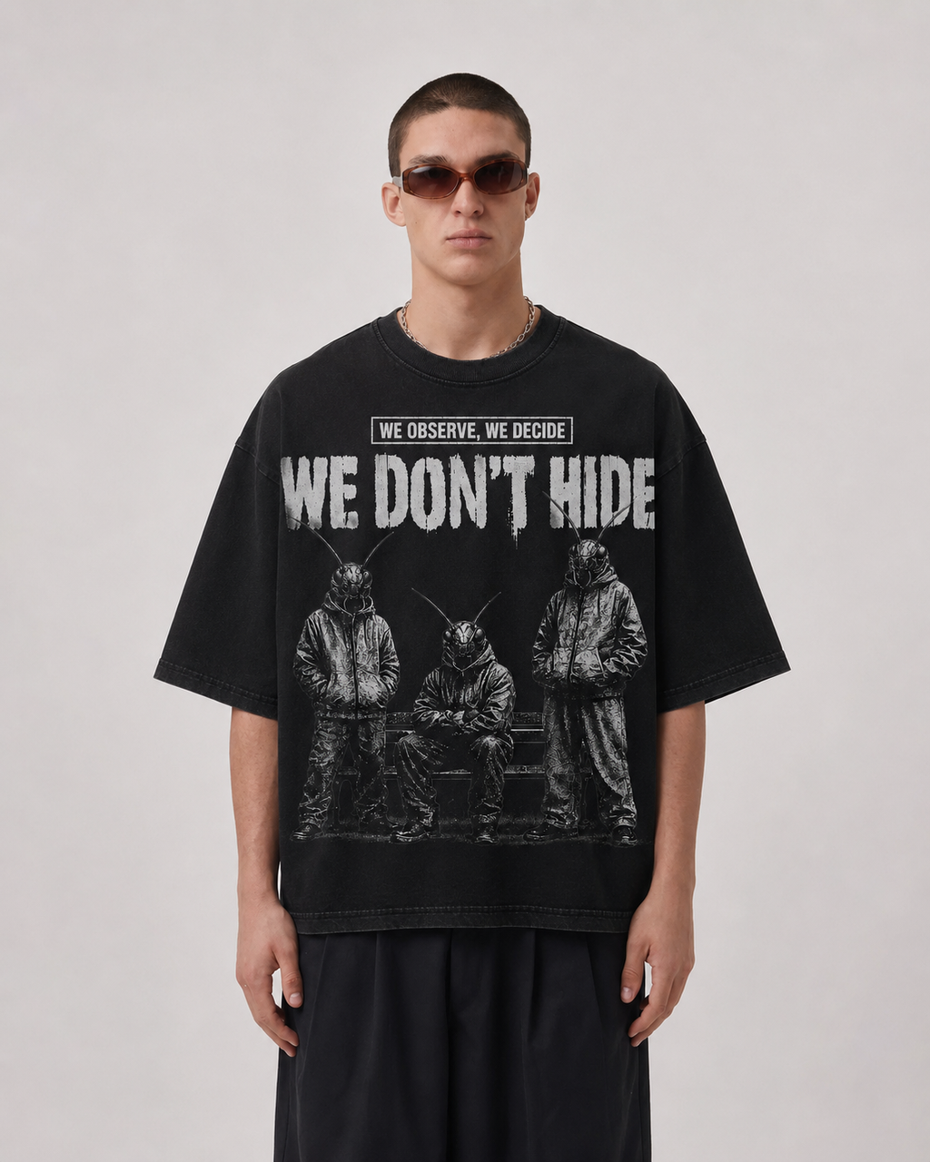 We Don’t Hide CJP Oversized T Shirt