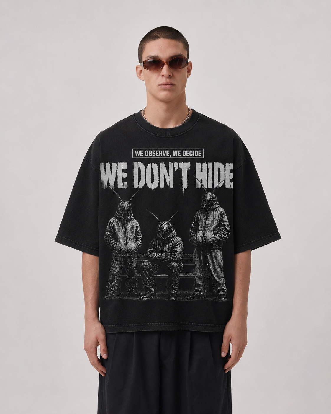 We Don’t Hide CJP Oversized T Shirt