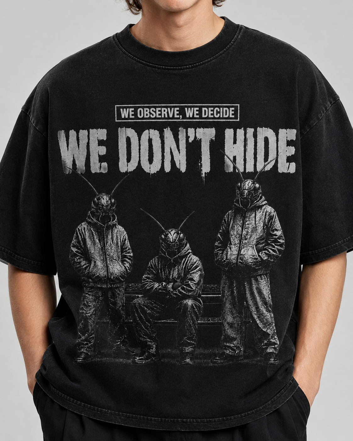 We Don’t Hide CJP Oversized T Shirt